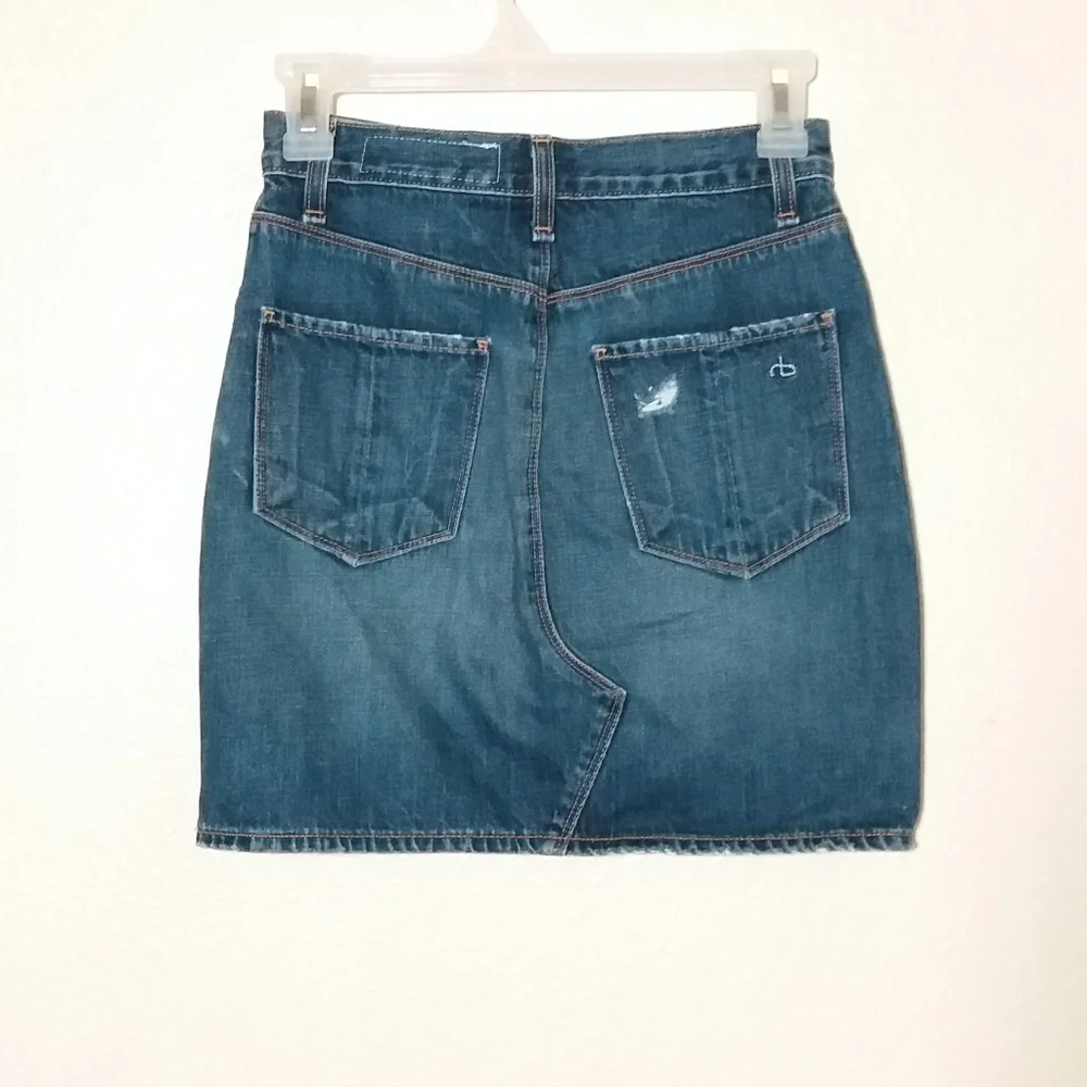 Rag & Bone Denim Mini Skirt - Picture 2 of 6